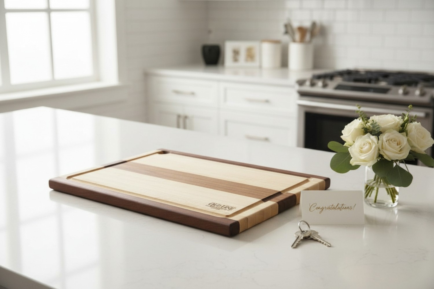 Maple and Mahogany Kitchen Prep Board (#250)